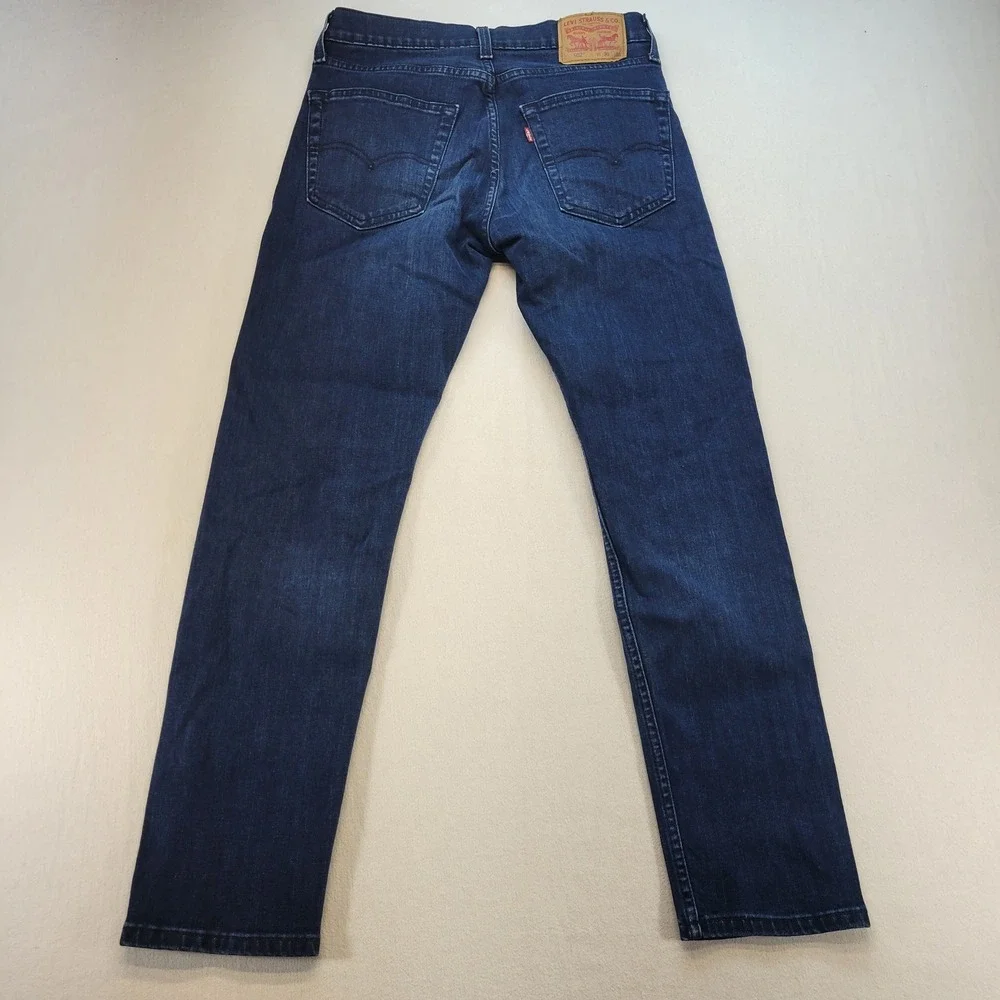 Levi's 502 Regular Taper Jeans Mens 30x30 Dark Wash All Seasons Tech Denim